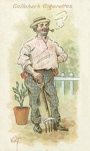 雑草の投票者22号（カラーリトグラフ） 作： Joseph Clayton (1856 1937) Clarke