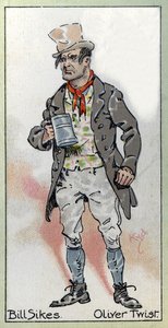 チャールズディケンズ作「Oliver Twist」のBill Sikes、1923 作： Joseph Clayton Clarke