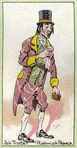 チャールズディケンズ作「The Pickwick Papers」のジョブトロッター、1923年 作： Joseph Clayton Clarke