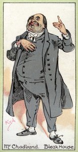 チャドバンド氏、「ブリークハウス」、1923年 作： Joseph Clayton Clarke