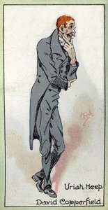 ウリア・ヒープ。チャールズディケンズ作「David Copperfield」より、1923 作： Joseph Clayton Clarke