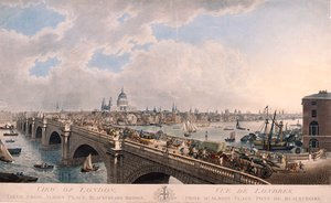 南から見たロンドンの街、1802年 作： Joseph Constantine Stadler