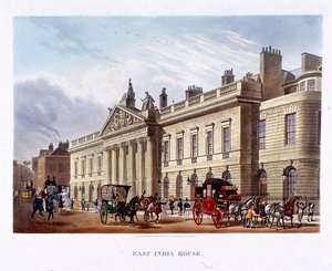 1836年、ロンドンの東インド・ハウス 作： Joseph Constantine Stadler