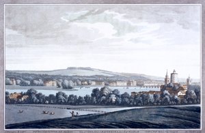 1795年、ロンドン、バタシーのテムズ川 作： Joseph Constantine Stadler