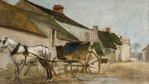 ポニーとカート 作： Joseph Crawhall