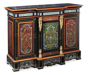 ナポレオン3世のミューブルダプイ、19世紀の第3四半期（オルモル、真ちゅう、ピューター、べっ甲、象牙、黒檀、チューリップウッド、フルーツウッド、寄木細工）（476443〜476446も参照） 作： Joseph Cremer
