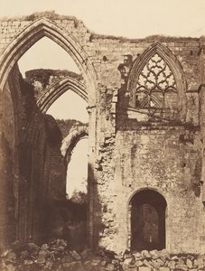 ボルトン修道院。 南から、1850年代。 作： Joseph Cundall