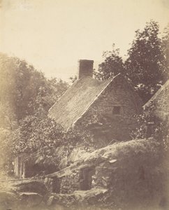 1855年、ジャージーのコテージ。 作： Joseph Cundall