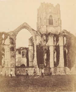 ファウンテンズ・アビー。東窓と塔、1850年代 作： Joseph Cundall