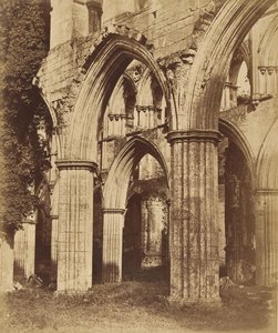 リヴォー修道院。 合唱団を見渡す、1850年代。 作： Joseph Cundall