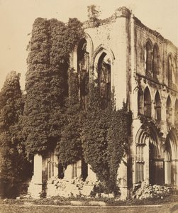 リヴォー修道院。 南からの一般的な眺め、1850年代 作： Joseph Cundall