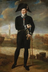 Bernard-Francois、Marquis de Chauvelinの肖像（キャンバスに油彩） 作： Joseph Denis Odevaere