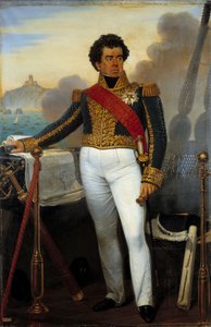 アルジェリア会議：「1834年から1843年まで海軍大臣を務めたヴィクトール・ガイ・デュペール男爵（1775年〜1846年）の胸像、1830年のアルジェ遠征で艦隊を指揮した当時の代表的な提督の小装束」Josの絵画 作： Joseph Desire Court