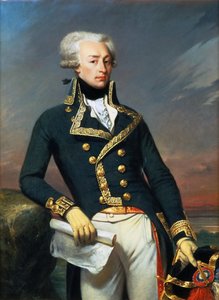 ギルバート・モティエ侯爵ラ・ファイエット1757-1834、中将、1791年の肖像 作： Joseph Desire Court