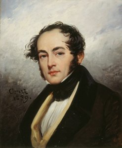 ポール・デ・コックの肖像 1793-1871, 1839. 作： Joseph Desire Court
