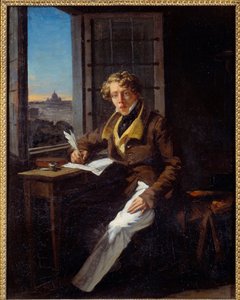 作曲家ヴィクトル・リーフス（1798-1838）の肖像 ジョセフ・コート（1797-1865）の絵画 1822年 日0,46x0,37 m ルーアン、ミュゼ・デ・ボザール