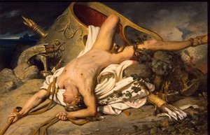 ヒッポリトゥスの死、1825年。 作： Joseph Desire Court