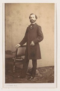 画家ジョセフ・ベルマンスの全身肖像画 レコール・ダンヴェール。 肖像画の伝記 cartes de visite. コレクション・デュポン（シリーズタイトル）