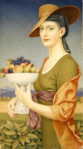フルーツの一皿 作： Joseph Edward Southall