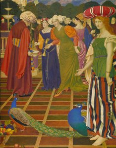 古いランプ1900-01 作： Joseph Edward Southall