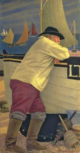 オールドフィッシャーマン 作： Joseph Edward Southall