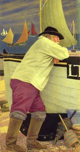 オールドフィッシャーマン 作： Joseph Edward Southall