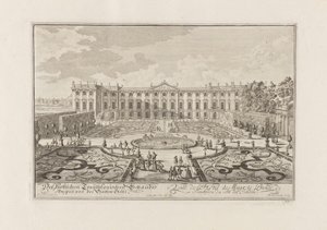 1719年、ウィーンのパレ・トラウトソン。 作： Joseph Emanuel Fischer von Erlach