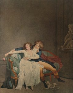 「The Dispute De La Rose」、c1840、1913 作： Joseph Eymar