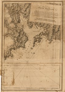 英国海軍が使用するために出版された大西洋海王星 作： Joseph F. W. Des Barres