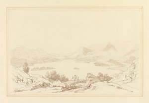 ダーウェント湖の全景