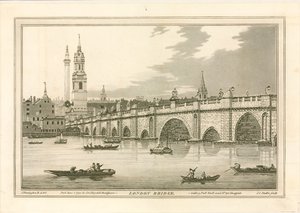 ロンドン橋、1795 作： Joseph Farington