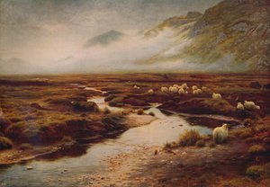 プールのモス、1913年、1915年 作： Joseph Farquharson