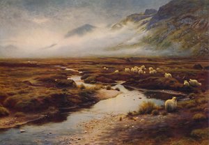 Poolewe、1912年のコケ。 作： Joseph Farquharson