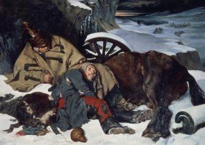 ロシアからの撤退の様子 作： Joseph Fernand Boissard de Boisdenier
