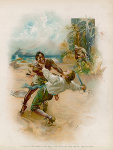 ロビンソン・クルーソー」のイラスト 作： Joseph Finnemore