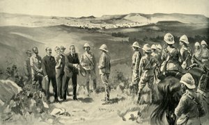 The Formal Surrender of Bloemfontein」（1900年）。