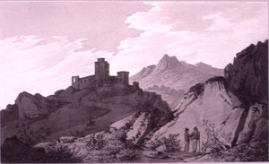 風景スケッチ 作： Joseph Francis Burrel