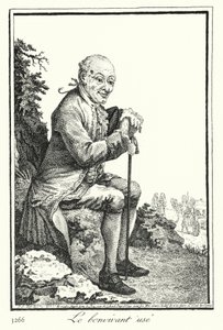 The Worn Out Bon Viveur (Engraving) 作： Joseph Franz von (after) Goez