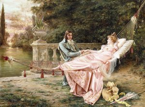 婚約者、 作： Joseph Frederick Charles Soulacroix
