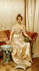 サテンローズ、 作： Joseph Frederick Charles Soulacroix