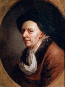 数学者レオンハルトオイラーの肖像、1707〜1783年、18世紀のドイツ絵画 作： Joseph Friedrich August Darbes
