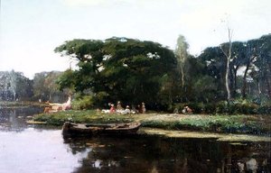 夏のピクニック 作： Joseph Gerardus van Jole