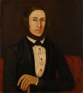 男の肖像 作： Joseph Goodhue Chandler