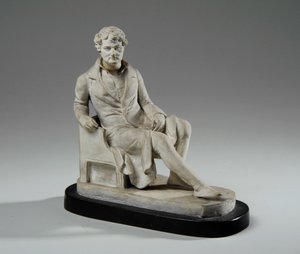 着席したジョージバンクスのマケット 作： Joseph Gott