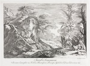 ジェイコブスドリーム、c。 1720。 作： Joseph Goupy