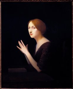 マルグリット・モレノ（1871-1948）の肖像 フランス・コメディの女優 ジョセフ・グラニー（1861-1915）による絵画 1899年 日。0,56x0,46 m パリ、オルセー美術館 作： Joseph Granie