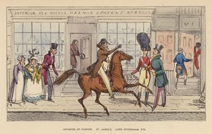 ファッションの投票者、セント・ジェームズ（カラー版画）