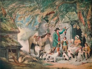 イブニングまたはスポーツマンズリターン、1795年、1919年 作： Joseph Grozer