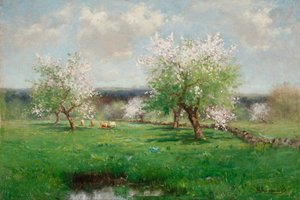 リンゴ園 作： Joseph H. Greenwood