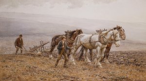 プローマンウィルミントンポールゲート、イーストボーンの近く、 作： Joseph Harold Swanwick